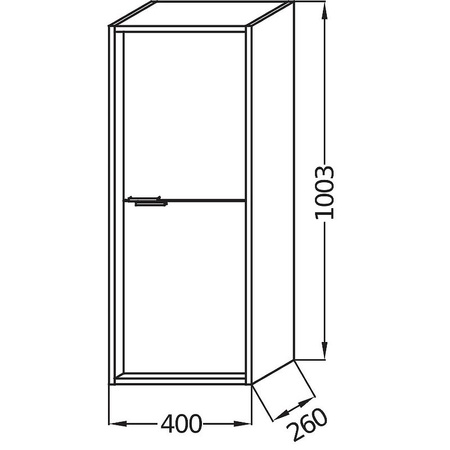 Пенал Jacob Delafon Vivienne 40 EB1665-J5-J5