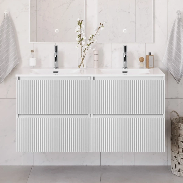 Тумба под раковину 120 BelBagno Uno UNO-1200-4C-SO-BO белый матовый, без раковины