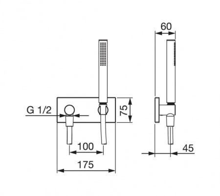 Душевой набор Oras Signa 2290