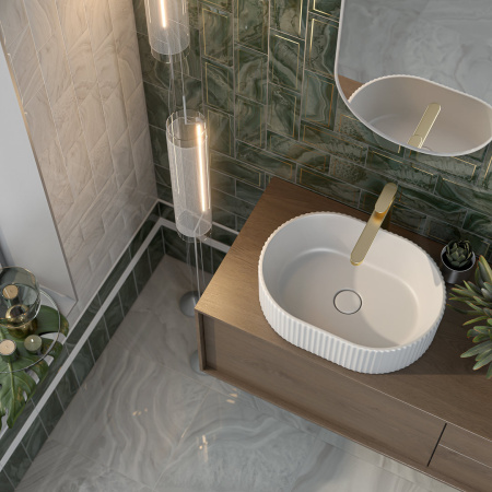 Раковина накладная (53х38) Kerama Marazzi Artbasin VE.wb.50\WHT.M
