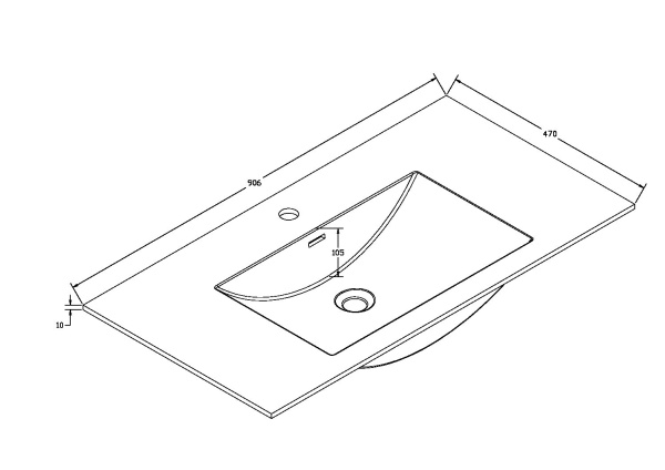 Раковина Vincea VCB-14900W