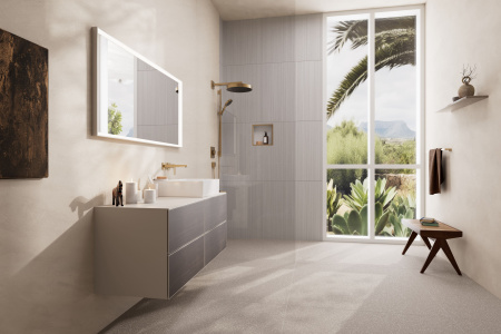 Смеситель для раковины встраиваемый Hansgrohe Metropol 32526140 шлифованная бронза