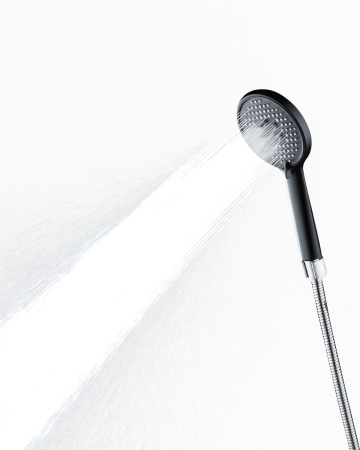Душевой гарнитур Orange O-Shower OS813b лейка 3 режима, черный