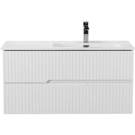 Тумба под раковину Cezares DUET-N-1000-2C-SO-BL-R Bianco Lucido