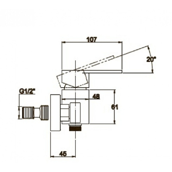 Смеситель для ванны KAISER Sonat (34077-1)