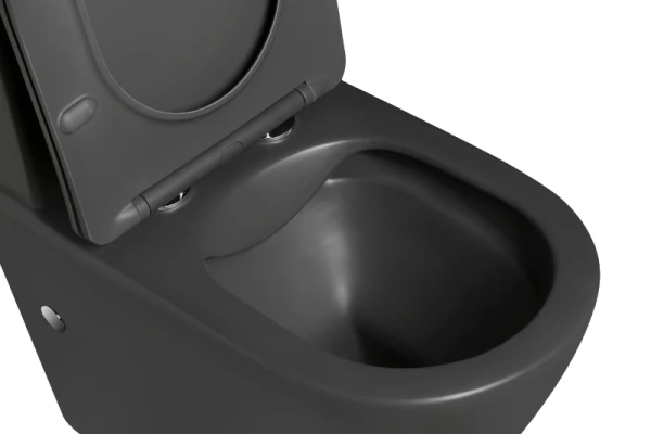 Унитаз напольный безободковый SantiLine SL-5014MG