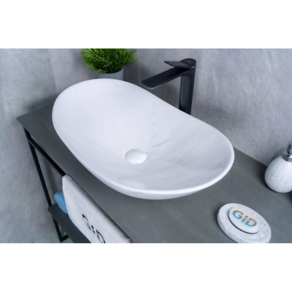 Раковина накладная (61х37) Gid Ws9811