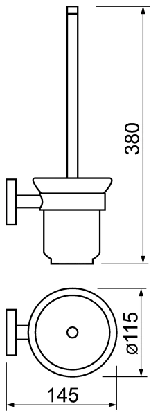 Ёрш подвесной MOFEM Fiesta 501-1080-00