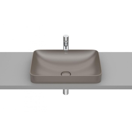 Раковина накладная (55х37) Roca Inspira square 327534660 кофейный