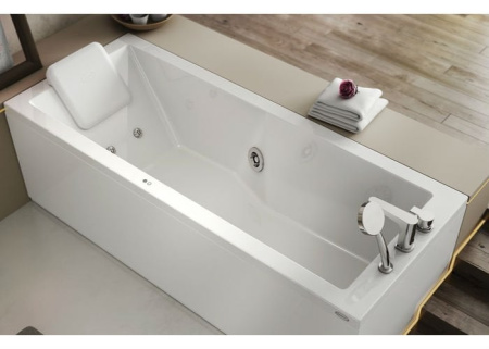 Акриловая ванна с гидромассажем Jacuzzi Energy 180x80 см ENE-3001-2715