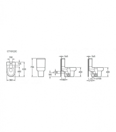 Унитаз напольный Grossman GR-N3015
