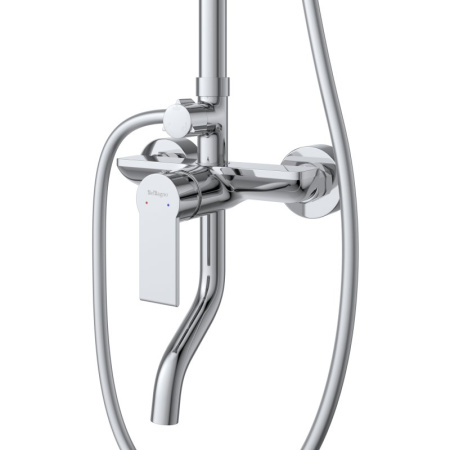 Комплект смесителей для ванной комнаты BelBagno AURORA-VSCM/LVM-CRM