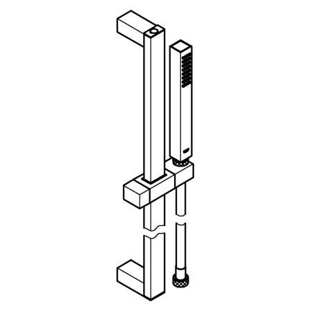 Душевой гарнитур Grohe Euphoria Cube 27936 000 (27936000) хром 