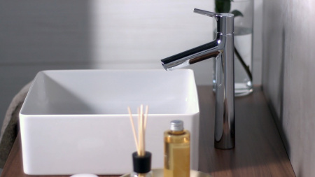 Смеситель для раковины с донным клапаном Hansgrohe Talis S 72031000 хром