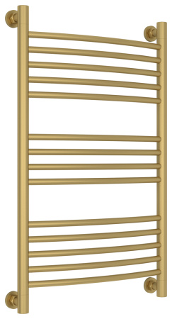 Полотенцесушитель Водяной Выгнутая Сунержа Богема + (80х50) Матовое Золото 032-0221-8050