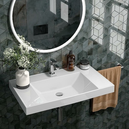Раковина подвесная (80х48) Kerama Marazzi Cubo CU.wb.80