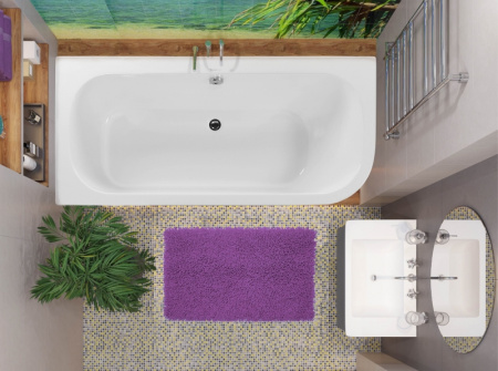 Акриловая ванна Vagnerplast Diana 170 Left VPBA178DIA3LX-04