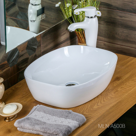Раковина накладная (50,5х39) Melana A500B-805