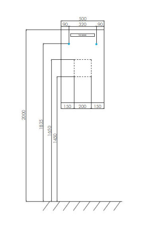 Зеркало Aquaton Йорк 50 со светильником 1A173002YO010