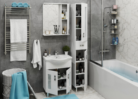 Тумба под раковину напольная Onika Кристалл 65 106545