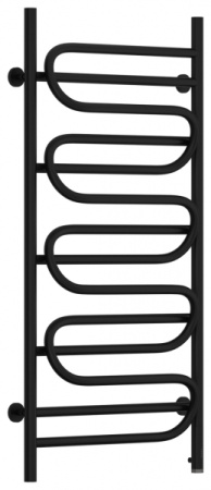 Полотенцесушитель Электрический Cунержа Иллюзия Правый (1200x600) Матовый ЧЁРНЫЙ 31-0545-1260