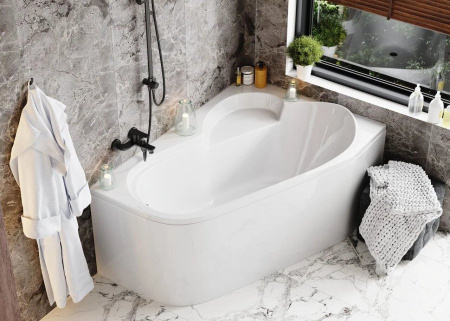 Акриловая ванна Vagnerplast Selena (147x100) VPBA141SEL3PE-04 правая