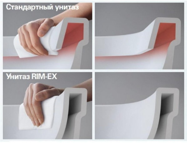 Унитаз безободковый Vitra D-Light 9014B003-7205 с сиденьем микролифт