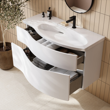 Тумба под раковину Kerama Marazzi Riva 100 RV.100Rh\WHT.M