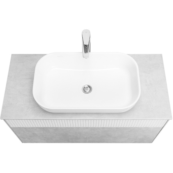 Тумба с раковиной Aquaton Марбл 100 слэйт 1A2763K4MH4C0