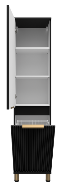 Пенал с бельевой корзиной Brevita Enfida 40    ENF-05040-020БкL