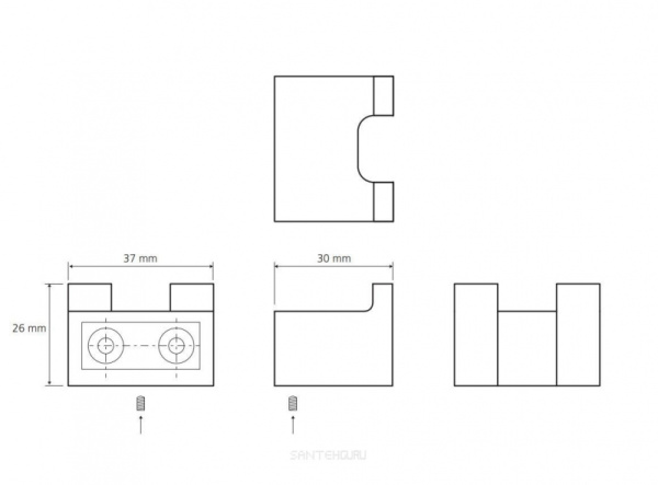 Двойной крючок Bemeta Via 135006232