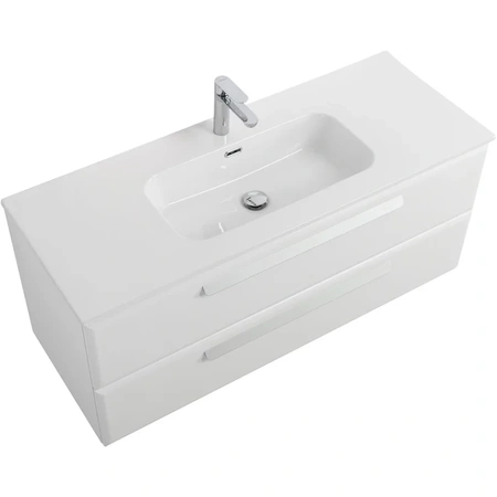 Тумба под раковину Cezares ECO-CER-N-1200-2C-SO-BL Bianco Lucido без ручек