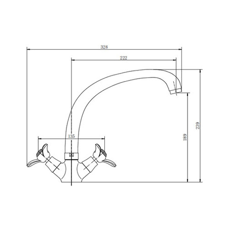 Смеситель для кухни FASHUN A4212