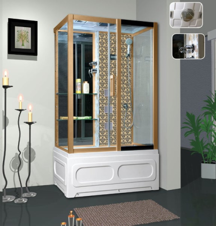 Душевая кабина асимметричная Niagara Lux 7716G L/R
