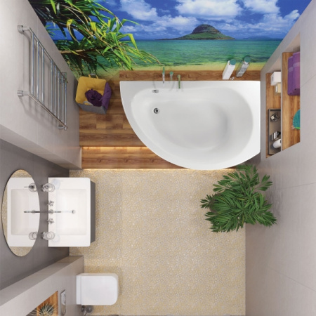 Акриловая ванна Vagnerplast Corona VPBA168CRN3PX-04