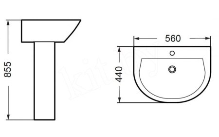 Пьедестал BelBagno Antareo BB0123P