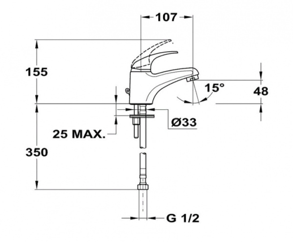 Смеситель для раковины Mofem Junior 150-0021-02