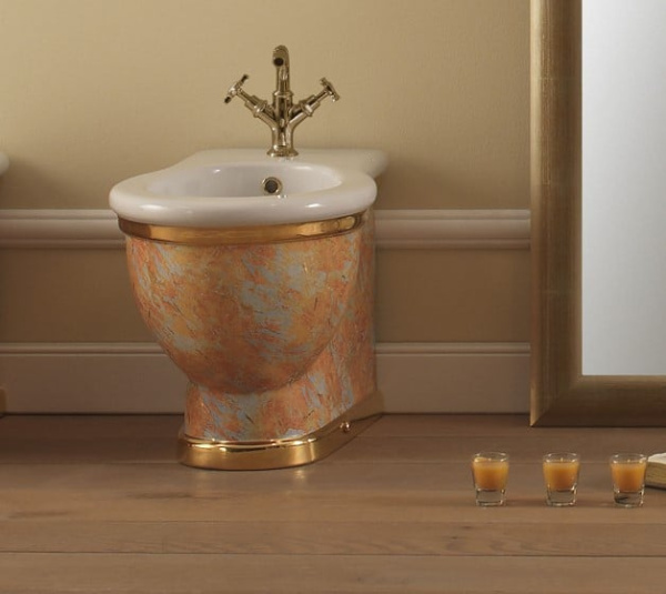 Биде напольное пристенное GLOBO Paestum PA026.A35*1