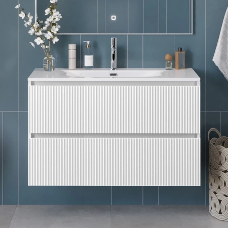 Тумба под раковину 120 BelBagno Uno UNO-1200-2C-SO-BO белый матовый, без раковины