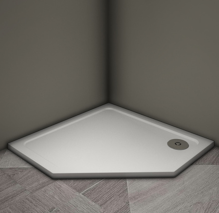 Душевой поддон Veconi Tezeo stone TZ-12, (90x90) TZ12-90T-01-19C3