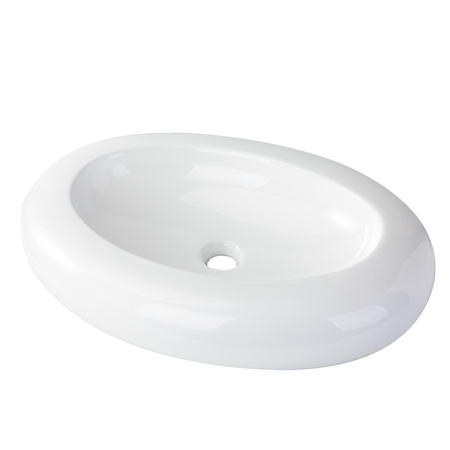 Раковина накладная (63,5х45,5) Orange  B08-640W белый глянец