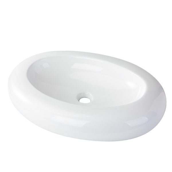 Раковина накладная (63,5х45,5) Orange  B08-640W белый глянец