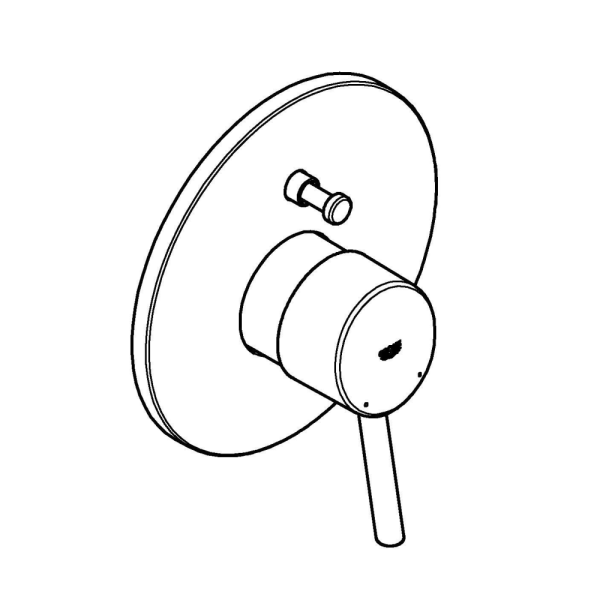 Смеситель для ванны однорычажный Grohe Concetto 32214 001 (32214001) хром