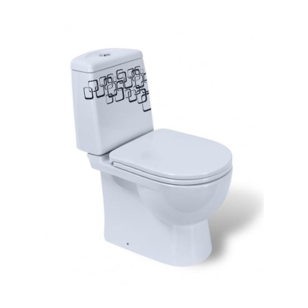 Унитаз-компакт Sanita Luxe Best Bubbles BSTSLCC12040522