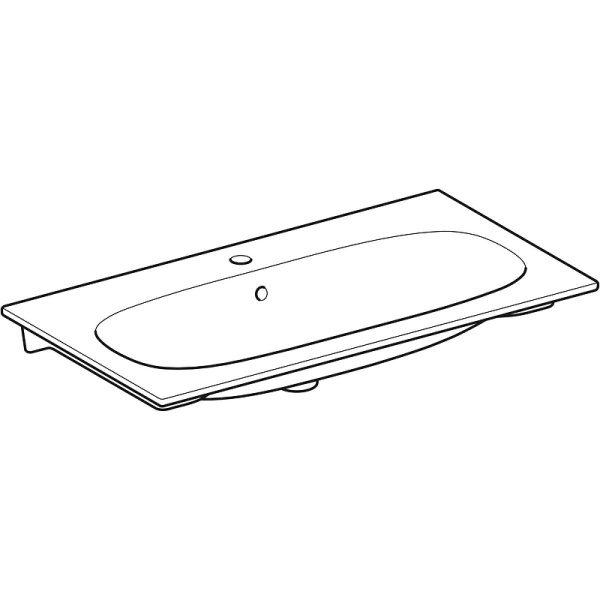 Встраиваемая раковина Geberit Acanto Slim (75x48) 500.641.01.2