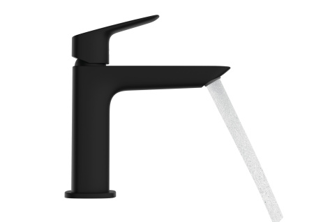 Смеситель для раковины без донного клапана CoolStart Hansgrohe Logis 71255670 черный матовый