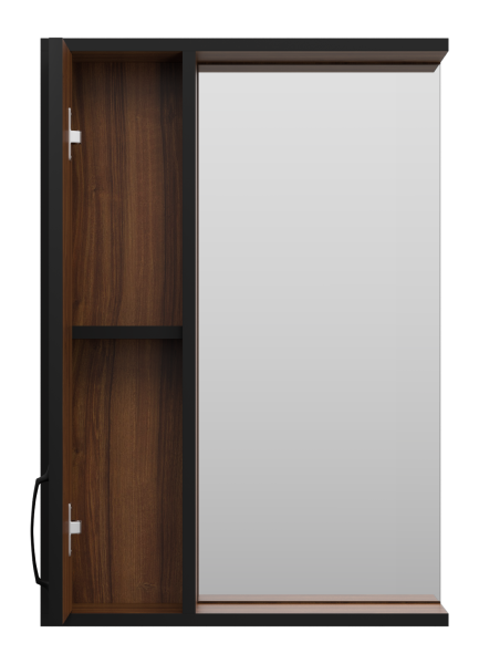 Зеркало-шкаф (50х72) Misty Кедр 50 левый П-Кед04050-011Л