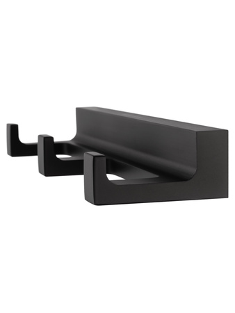 Вешалка с 3 крючками для ванной WONZON & WOGHAND ECLIPSE, черный WW-9135-BL