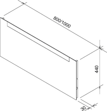 Зеркало Ravak Clear 100 X000000766
