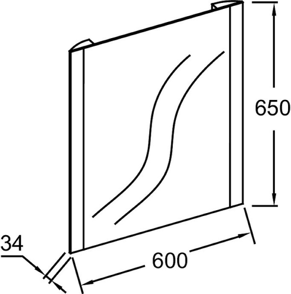 Зеркало Jacob Delafon Replique 60 EB1470-NF